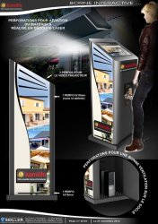 BORNE INTERACTIVE EN METAL POUR KOMILFO