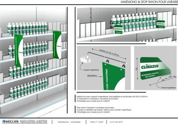 Kakemono en plastique pour matériels d'accasillages Proyacht