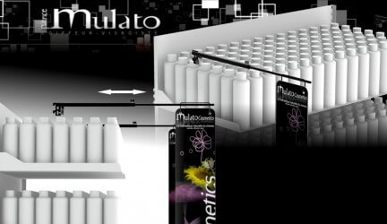 Kakemono en plastique pour produits cosmétiques MULATO