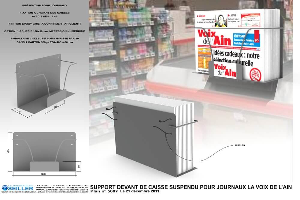 Fabricant PLV ILV : Présentoir : Devant de Caisse | presentoir-plv