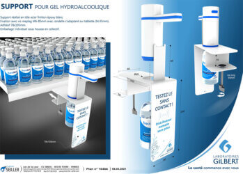 presentoir-sante-en-metal-pour-gel-hydroalcoolique-LABO-GILBERT