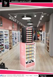 BIO Corner magasin en metal pour vernis PEGGY SAGE BIO Corner magasin en metal pour vernis PEGGY SAGE