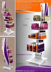 BIO Presentoir cosmetique 7180 GENERIK socle 2 BIO Presentoir cosmetique 7180 GENERIK socle 2