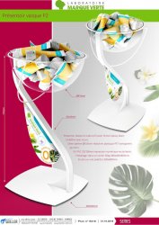 BIO Presentoir promotionnel en metal et plastique pour shampoing SEMES BIO Presentoir promotionnel en metal et plastique pour shampoing SEMES