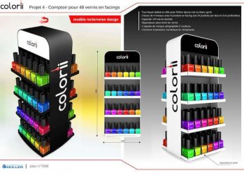 ONG Presentoir cosmetique 7098 PROVALLIANCE COLORII projet 4 ONG Presentoir cosmetique 7098 PROVALLIANCE COLORII projet 4