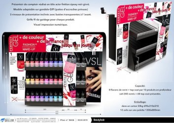 ONG Presentoir cosmetiques comptoir BEAUTYFOULE ONG Presentoir cosmetiques comptoir BEAUTYFOULE