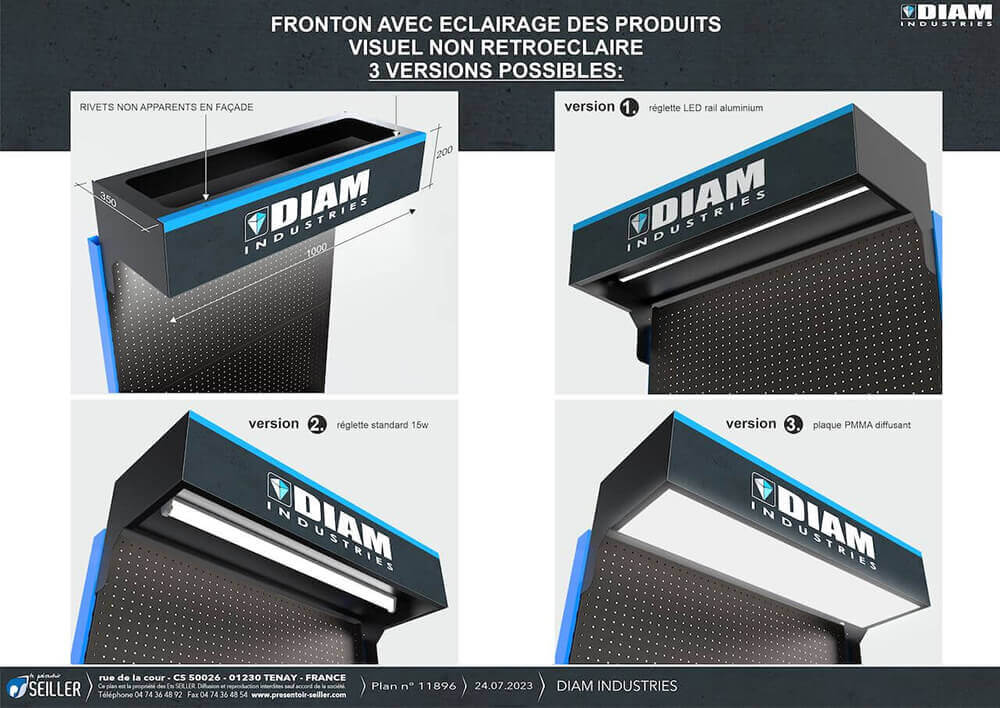 Fabricant Présentoir PLV ILV : présentoir outils - présentoir métal ...